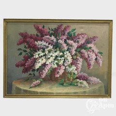 Картина "Букет сирени"